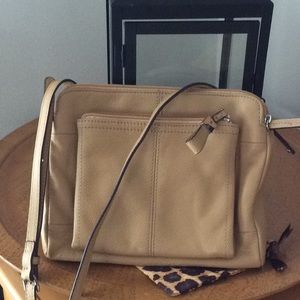 Leather Tiganello Crossbody Bag